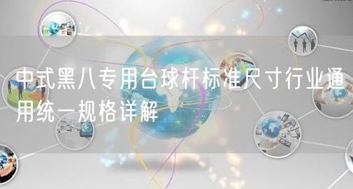 中式黑八专用台球杆标准尺寸行业通用统一规格详解